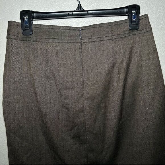 Trina Turk brown front slit pencil skirt women’s size small 4 - Picture 5 of 9